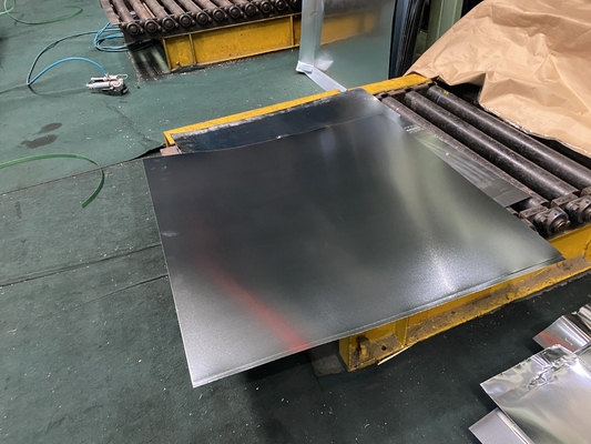 SPCC M. Steel Tin Plate Sheet 0.18mm Heldere 2,8/2,8