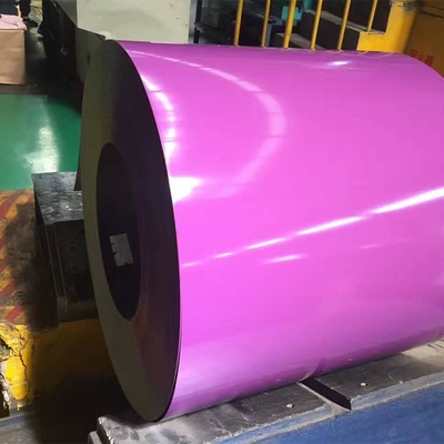 Kleur Met een laag bedekte het Staalrol 26 Maat 8 van Ppgi van het Ijzerstaal Ton Coil Weight