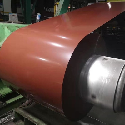 Kleur Met een laag bedekte het Staalrol 26 Maat 8 van Ppgi van het Ijzerstaal Ton Coil Weight